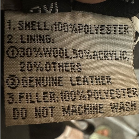 Dale Earnhardt Jr NASCAR Racing Reversible Wool Leather Jacket/Coat Size 3XL - Picture 13 of 13